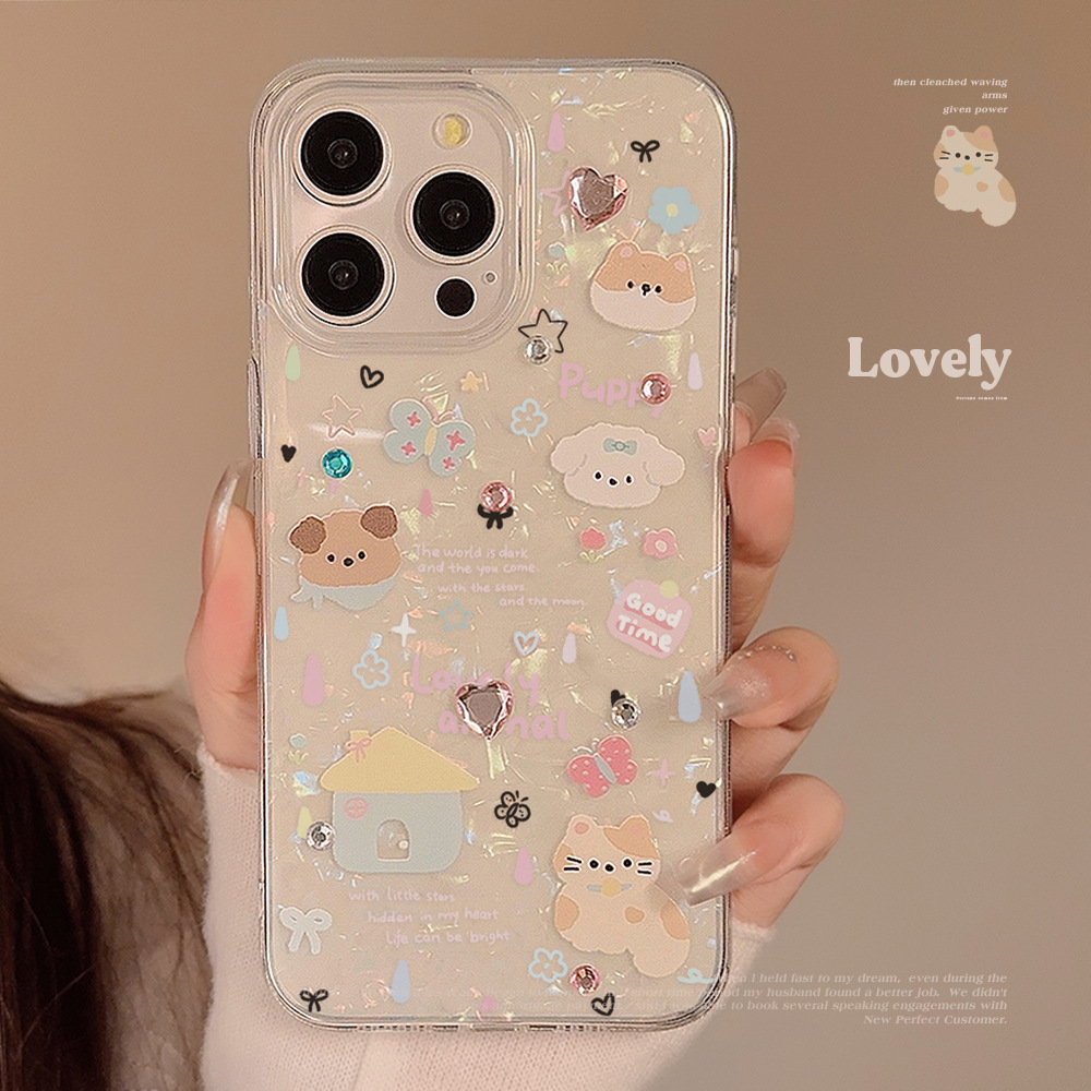 Cute Cartoon Puppy Shell Patte - Shelly ulasan dan harga