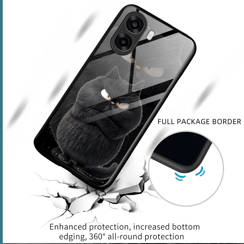 Hard Tempered Glass Case For O - Shelly ulasan dan harga