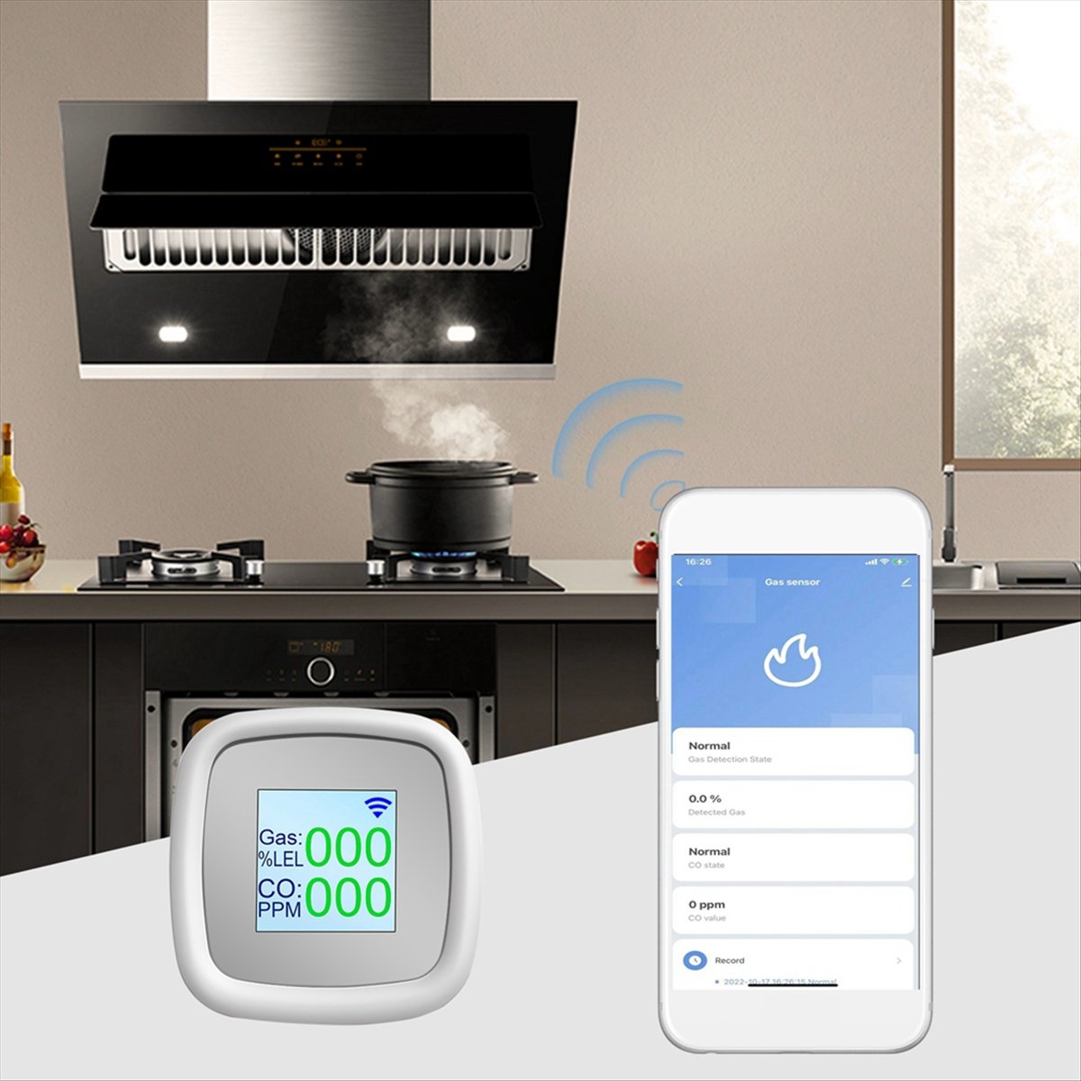 [Y39A]Tuya WIFI Combustible Ga - Tuya Smart ulasan dan harga