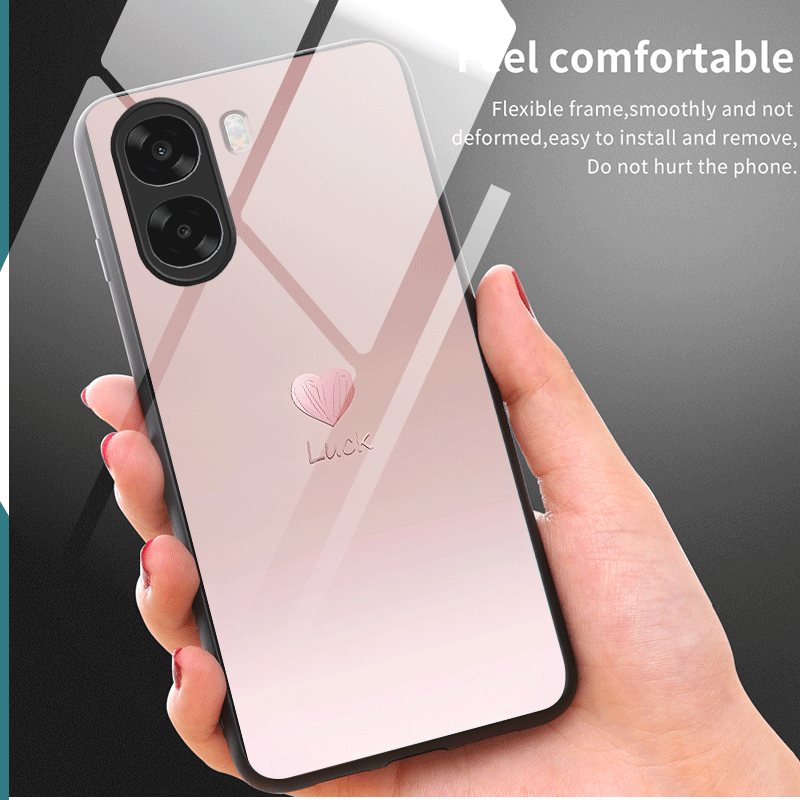 Hard Tempered Glass Case For O - Shelly ulasan dan harga