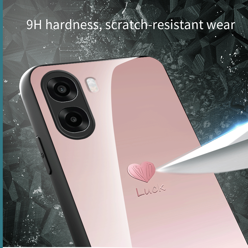 Hard Tempered Glass Case For O - Shelly ulasan dan harga