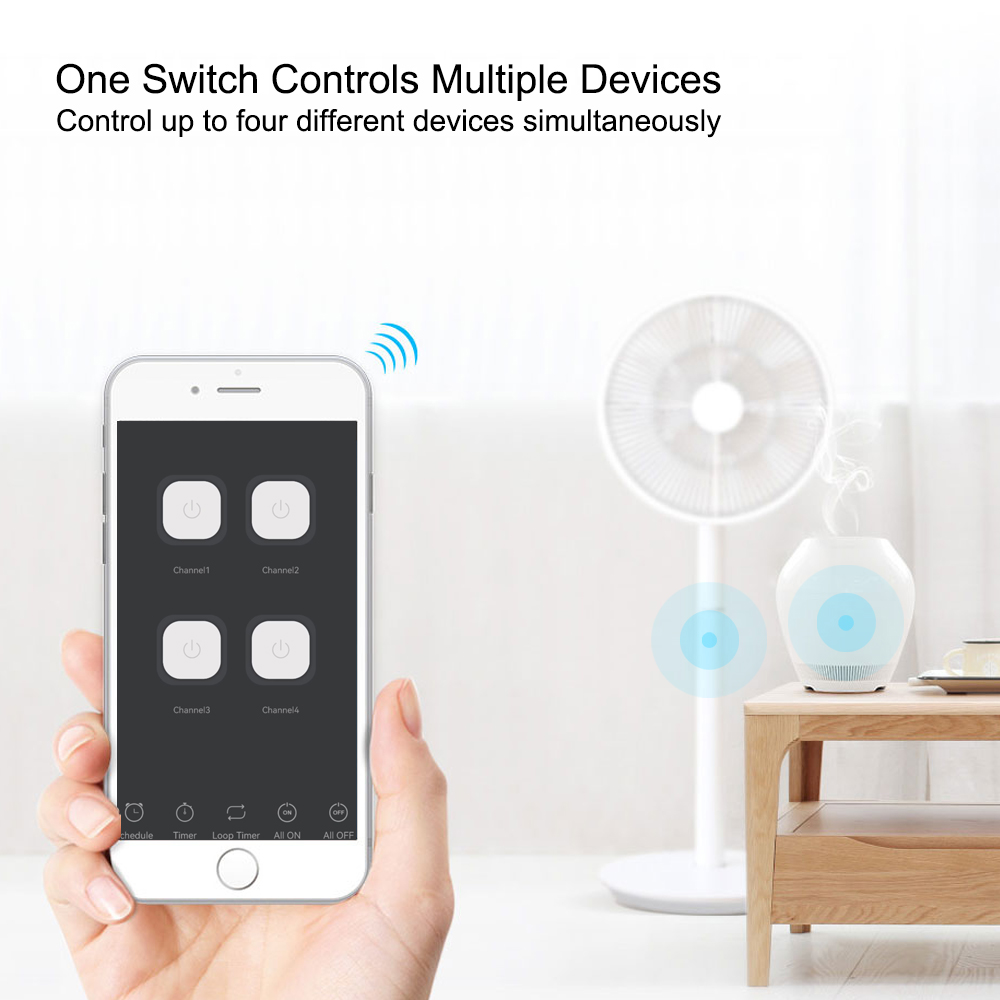 Smart Switch 4CH Relay Module  - Tuya 4 Channel ulasan dan harga