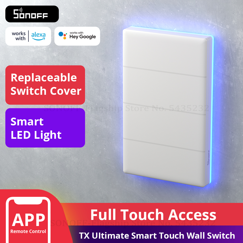 SONOFF T5 Wifi Smart Light Swi - Sonoff Mini R4 ulasan dan harga