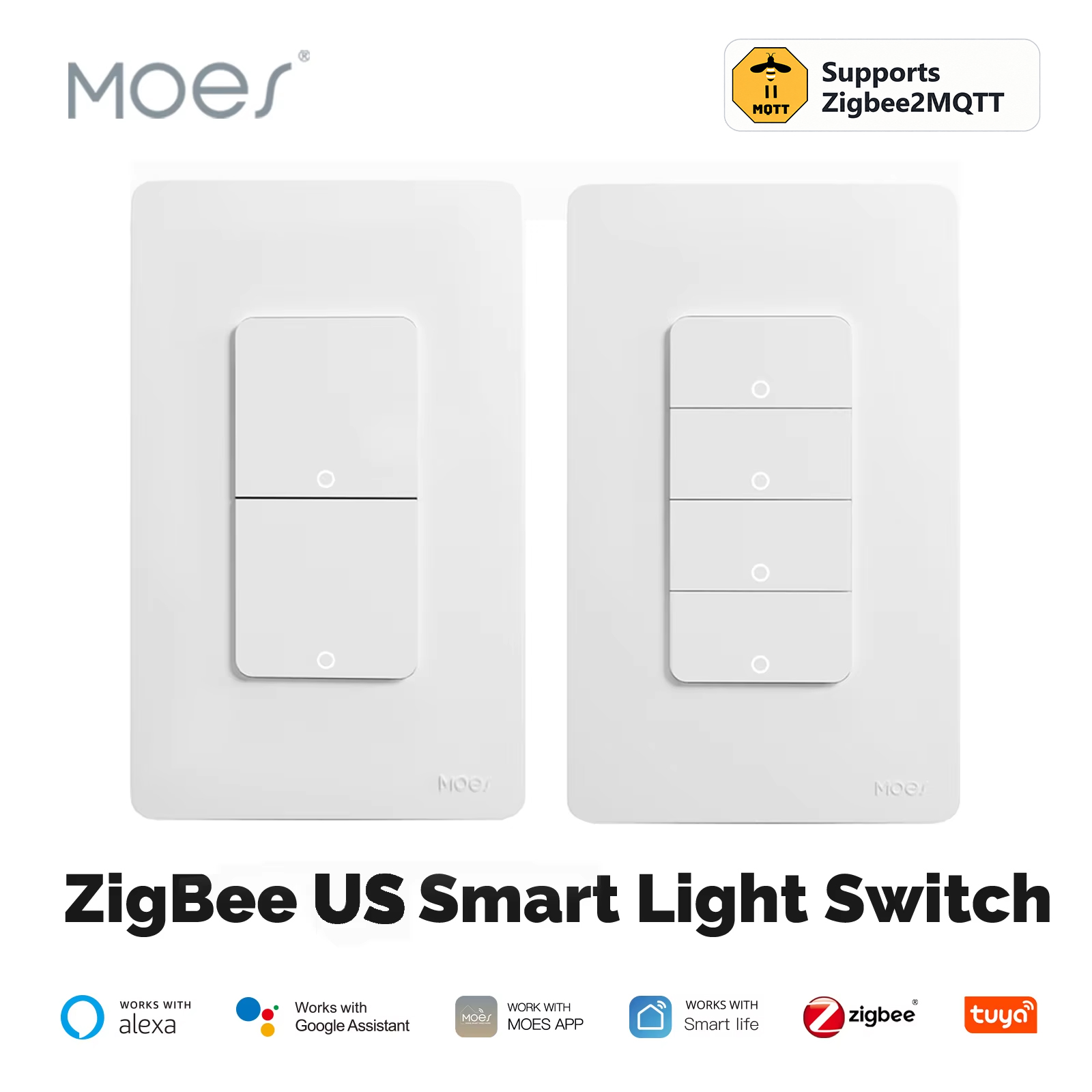 MOES Tuya ZigBee Smart Light S - Sonoff Basic ulasan dan harga