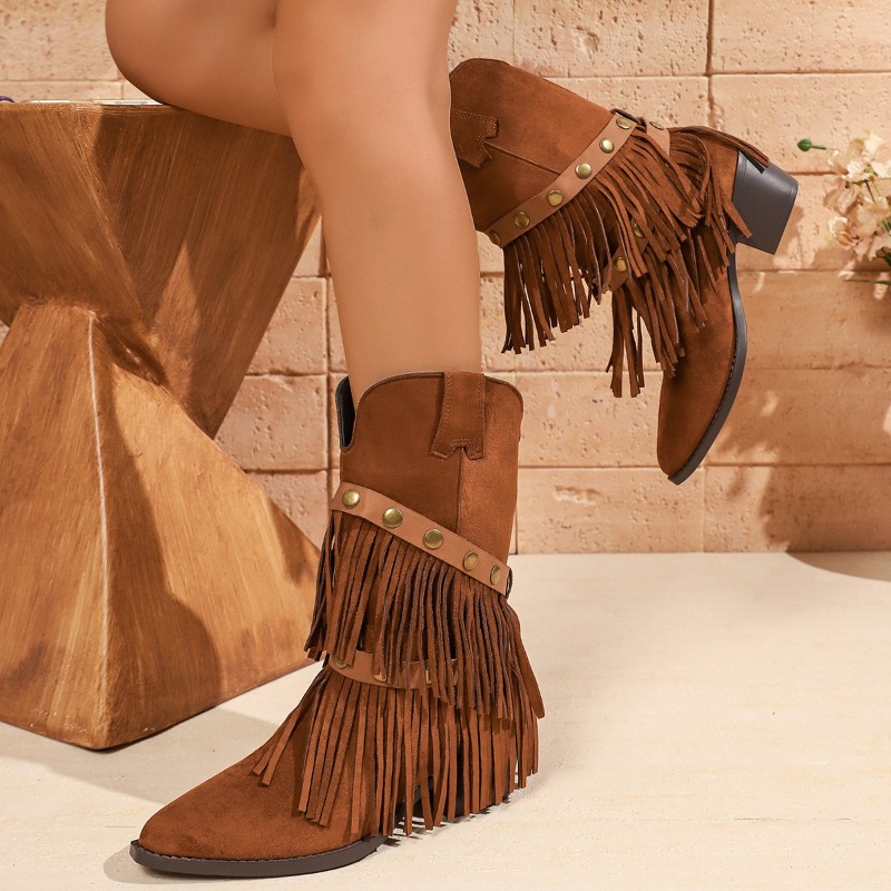 Vintage Tassel Trousers Bootie - Tasmota ulasan dan harga